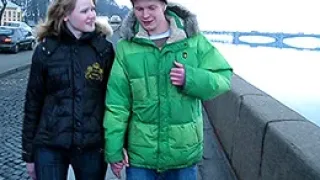 Man And Girl Fuck After Walk